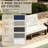 Patio Outdoor Sofa with Cushions-240230496-240230499