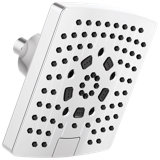 Essential™ Shower Series 7" Linear Square H2OKinetic® Multi-Function Wall Mount Showerhead