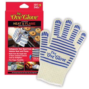 Joseph Enterprises Striped Synthetic Fiber Oven Glove