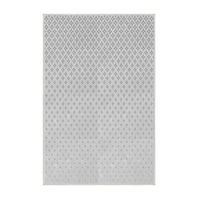 Tapis géométrique gris