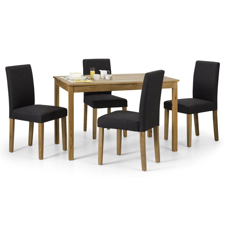 Carmel 4 - Person Solid Oak Dining Set