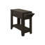 Table d'appoint, côté, bout, rangement, lampe, salon, chambre à coucher, stratifié, transitionnel