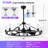 41-Inch Wagon Wheel Chandelier Fan-222777447