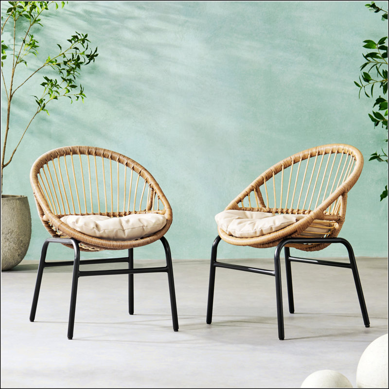 Fauteuil de salle à manger avec coussin Aarryn