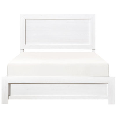 Lit pour grand lit avec finition blanche et fabrication en bois, rails, tête de lit, tête de lit pour meubles, utilisation polyvalente