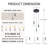 3 - Light Cluster Glass Chandelier Dimmable