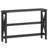47.2" Console Table with 3 Shelves and X-Shaped Frame