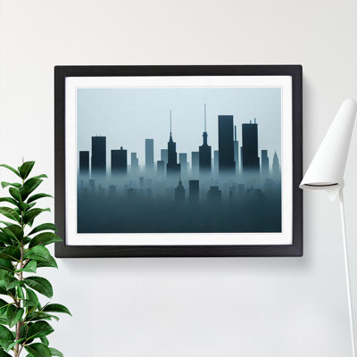 Evocative Skyline Architecture - Framed Print