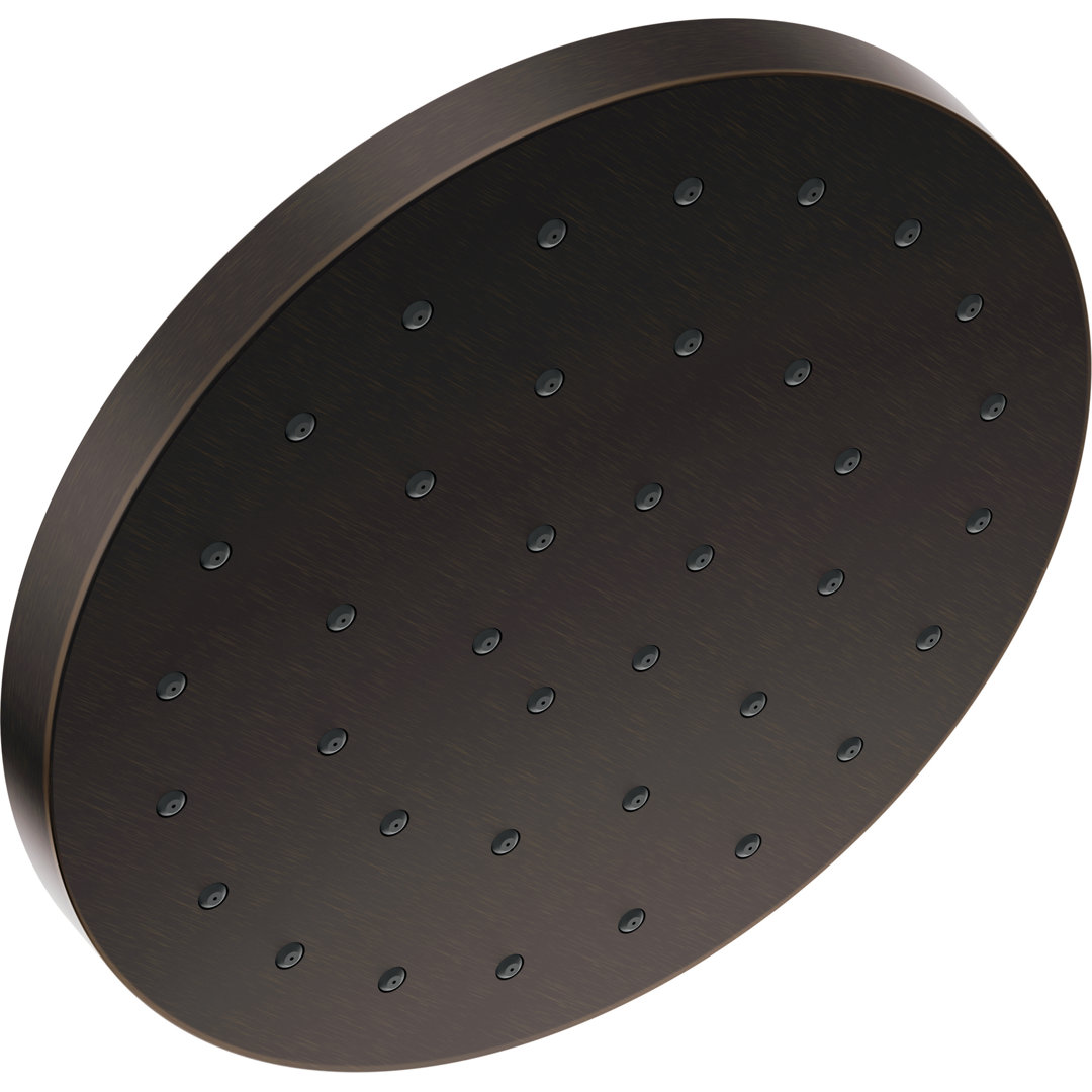 2.5 GPM Single Setting Massage Fixed Shower Head with H2Okinetic Technology Delta 