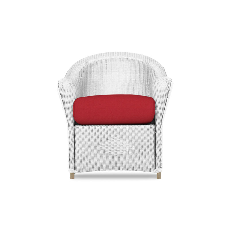Reflections Outdoor Dining Armchair, Demo Oatmeal, White