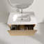 Meuble-lavabo mural simple 30 po avec lavabo en céramique-1013793045