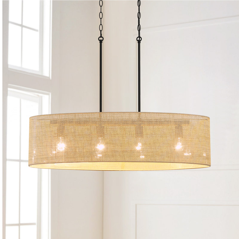 Lustre à intensité variable à 4 lumières Roelke