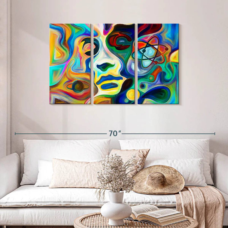 Avery Abstract Galaxy, 28" H x 45" W