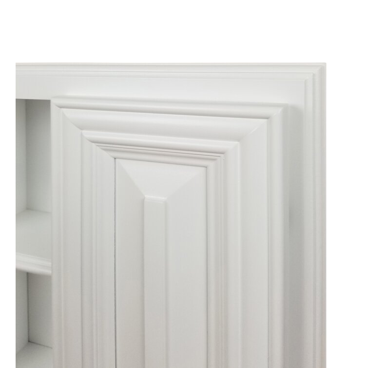 Timber Tree Cabinets HANSFORD-19-WHITE Hansford Recessed Toilet Paper Holder Finish: White