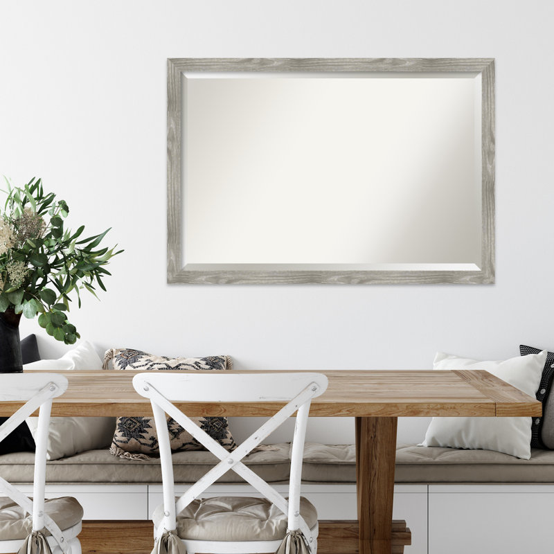 Kittery Flat Wall Mirror, 26.5" H x 38.5" W