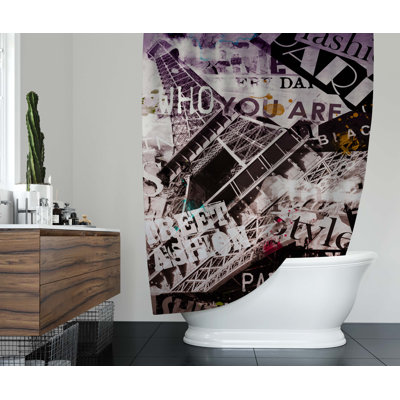Rideau de douche simple Anzila