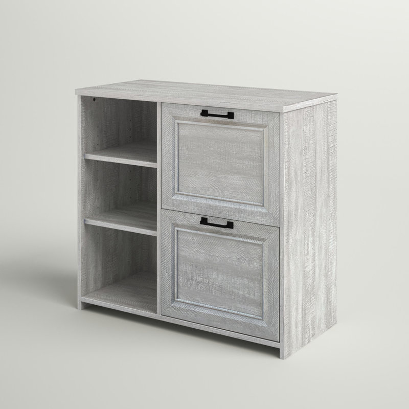 Hitchin 2-Drawer Lateral Filing Cabinet, Light Gray