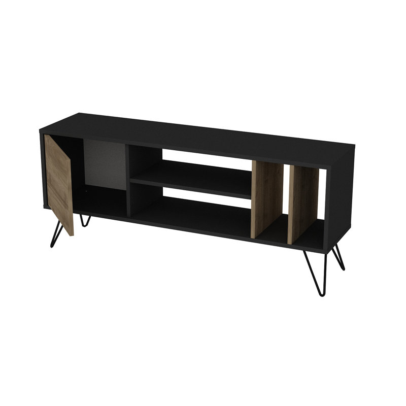 Meuble télé 55 po pour téléviseur de 65 po ou moins Mistico, Noyer / noir