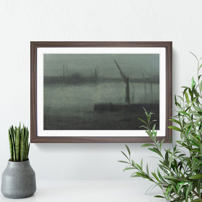 The Nocturne Blue and Silver by James Mcneill Whistler - Picture Frame Painting