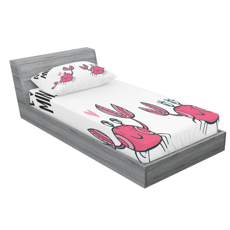 Saying Microfiber Sheet Set, Twin XL Sheet Set + Fitted Sheet + 1 Pillowcase