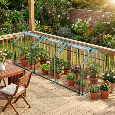 106 X 36 X 36 In. Clear PVC Greenhouse