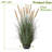4ft Artificial Onion Grass Plant with 7 Feathery Flower Heads, Faux Horsetail Reed Grass in Pot, Indoor Outdoor Realistic Floor Greenery for Home Office Décor-926450179