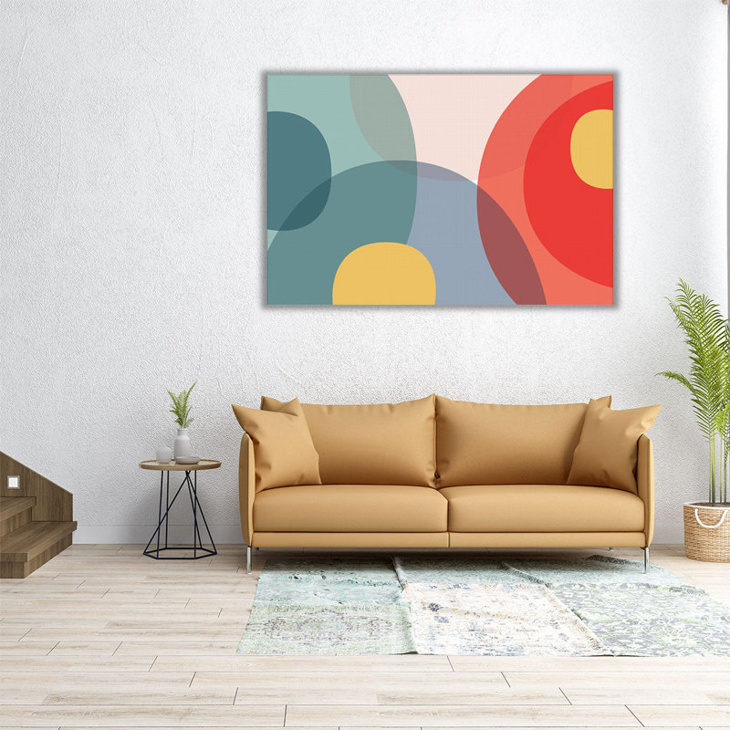 «Happy Colors 2», reproduction d'art sur toile, H 24 po x l 36 po
