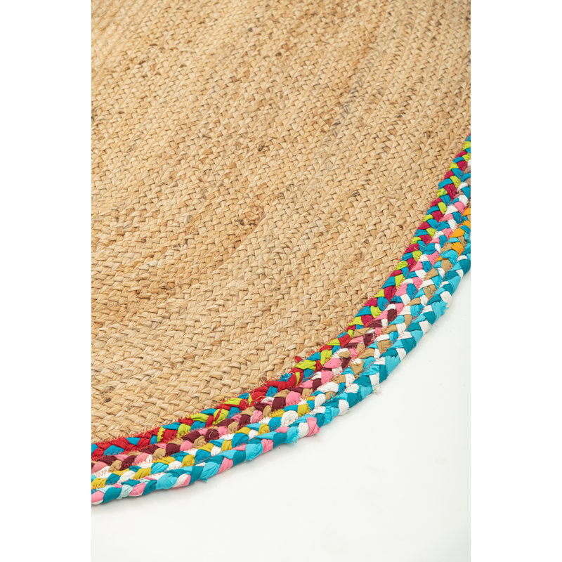 Tapis ovale en jute naturel 5 x 8, 5 x 8