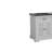 Wechsler 72'' Double Bathroom Vanity with Granite Top
