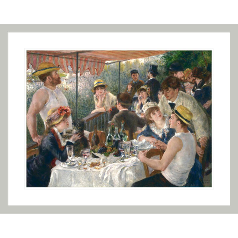 «Luncheon of the Boating Party», Pierre-Auguste Renoir, impression giclée encadrée, 23,49 po H x 29,5 po L