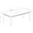 7 Piece Kitchen Table & Chairs Set Consist of a Rectangle Dining Room Table with Butterfly Leaf and 6 Dining Chairs, Black & Cherry-20549006