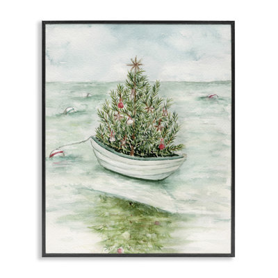 «Beachy Christmas Tree», estampe numérique de Melissa Hyatt