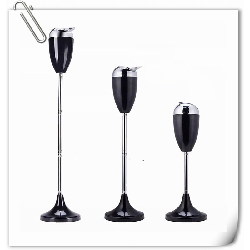Rephen Stainless Steel Ashtray, Black