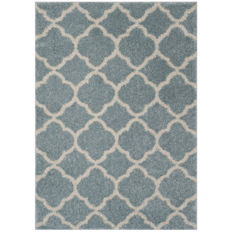Helsel Shag Performance Geometric Rug, Rectangle 9' x 12'