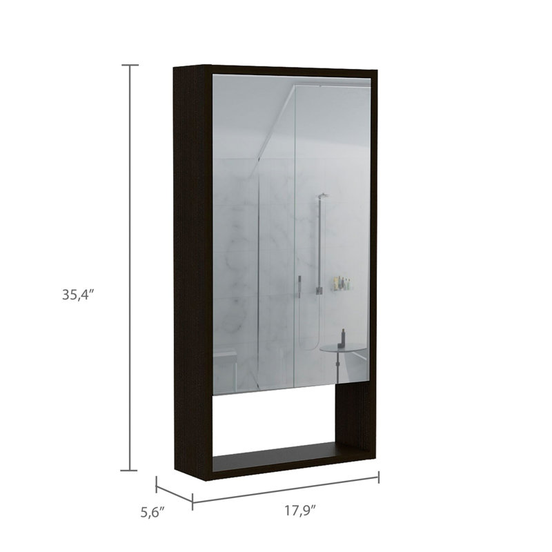 Mirror Praia, Looking Glass, Rectangular Shape