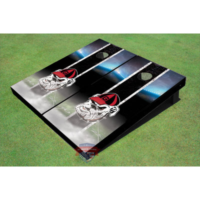 All American Tailgate NCAA Solid Wood Cornhole Set