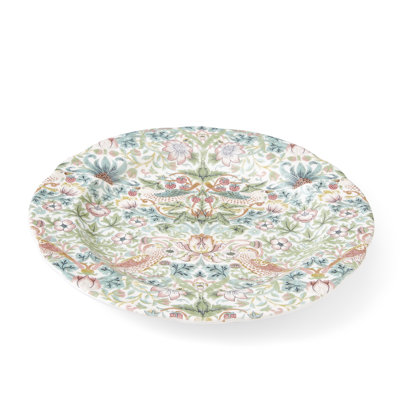 Spode Pure Morris Strawberry Th Serving Platter Strawberry Thf In White