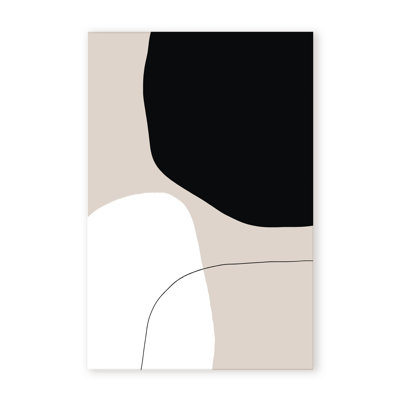 Abstract Pairing by  - Picture Frame Painting on Paper