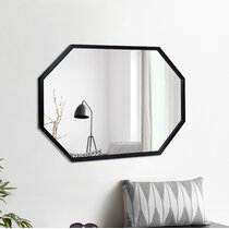 Black Irregular Wall Mirrors You'll Love
