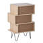 Clairville 39cm W Manufactured Wood Bedside Table-1035007345
