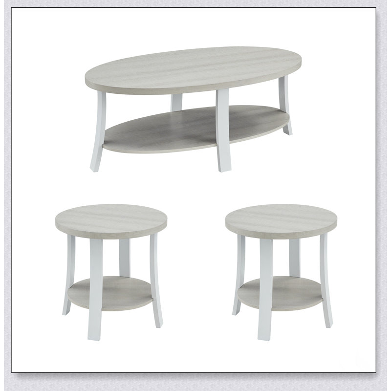 Ensemble de tables basses 3 pièces Anze