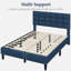 Contemporary Modern Tufted Upholstered Platform Bed-1010778104-1010778106