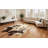 Brown and White Cowhide Handmade Area Rug-436753800