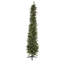 Home Heritage 9 Foot Pre-Lit Artificial Stanley Pencil Christmas Tree With Stand