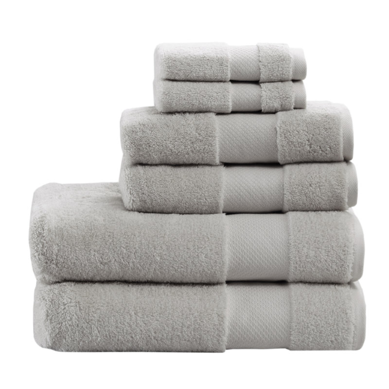 Madison Park Signature Turkish Cotton 6-Piece Bath Towel Set