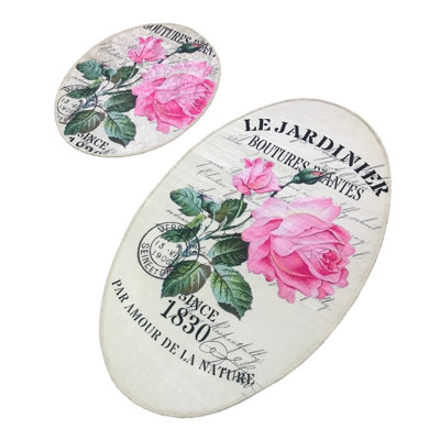 Ensemble de tapis pour salle de bain 2 pièces Edelstein
