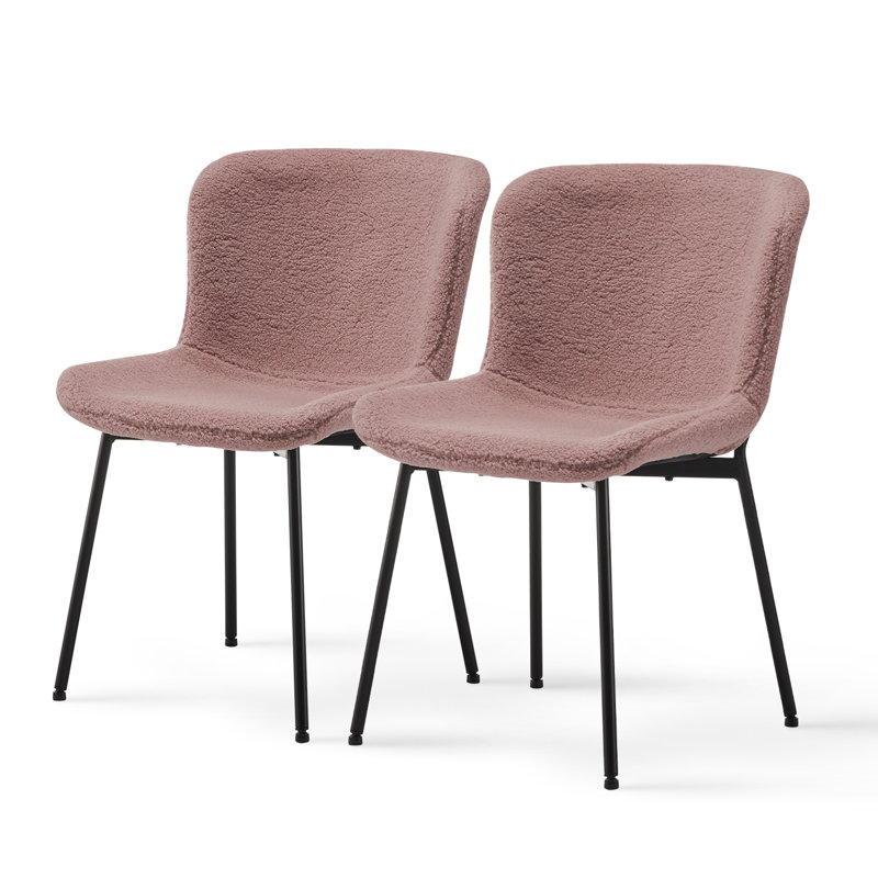 Fabric Side Chair, Pink