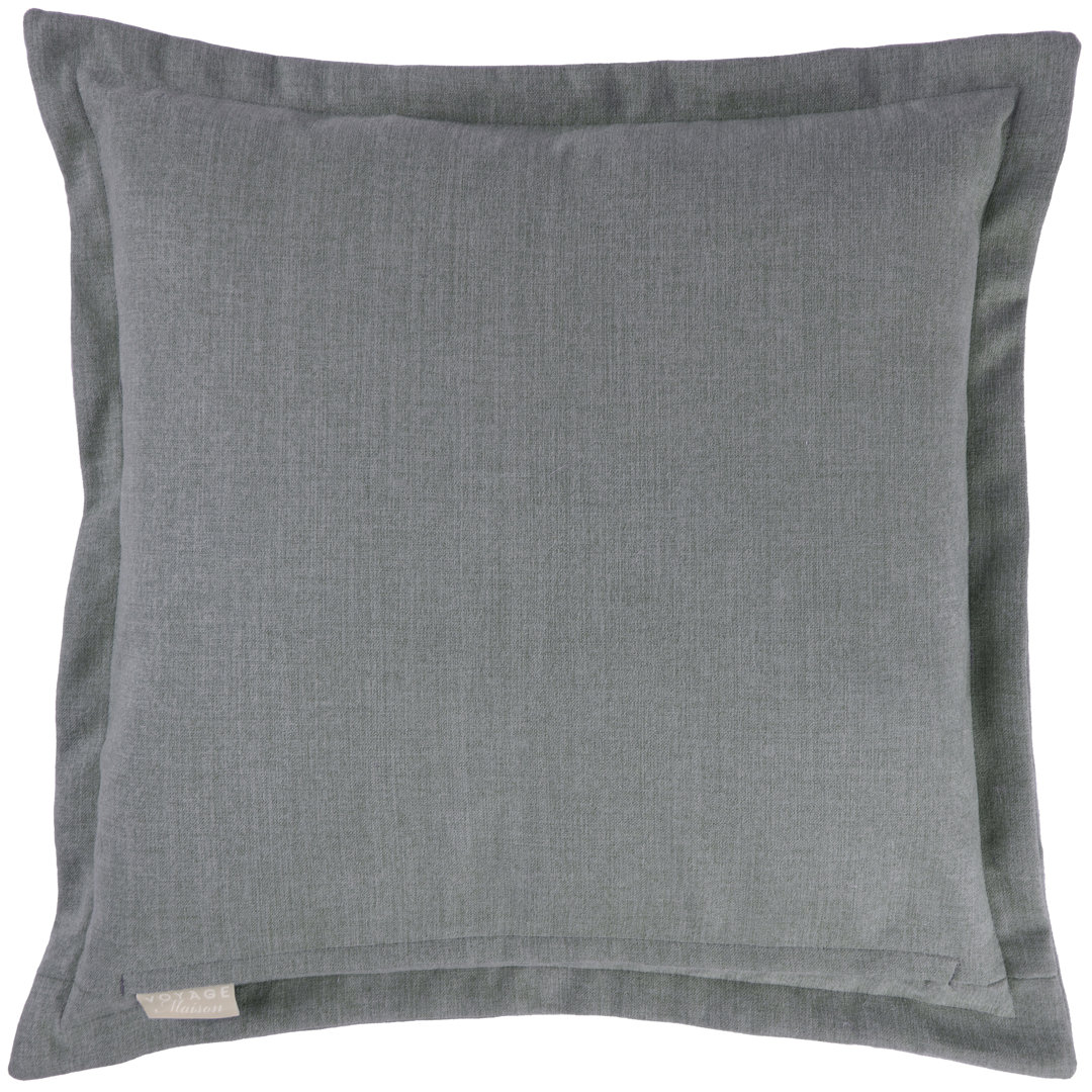 Molise Feathers Grey Square Scatter Cushion with Filling