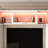 4-piece Wall Unit Tv Stand With Led Lights For Tvs Up To 70", Large Entertainment Center  With Bookshelves-1805898336
