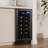 EdgeStar Single Zone 15'' Built-In 30 Bottle Wine Refrigerator with Reversible Door
